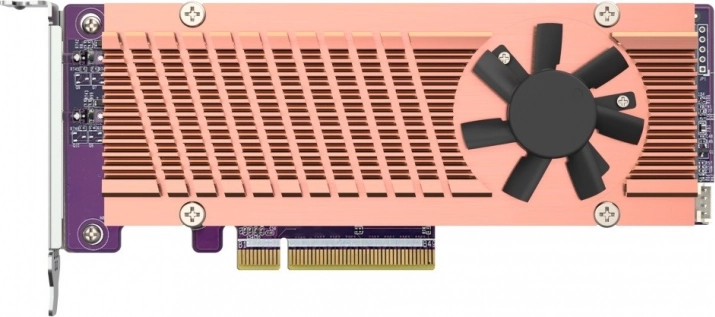 Uitbreidingskaart QNAP QM2-2P-384A voor 2× M.2 NVMe SSD (PCIe 3.0 x8)