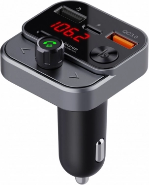 FM-zender voor auto met Bluetooth, USB en snel opladen QC3.0