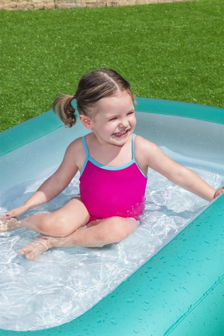 BESTWAY Rechthoekig opblaasbaar kinderzwembad 2+ 165x104x25cm + opblaasbare bodem