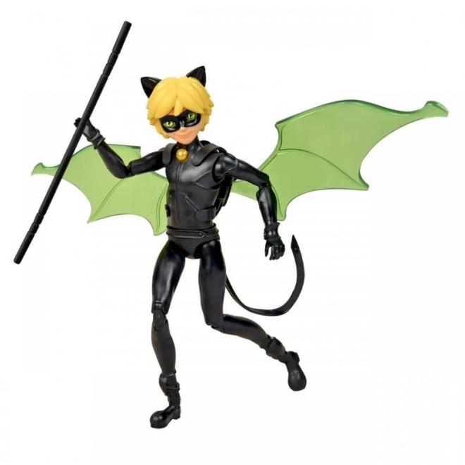 Miraculous Cat Noir-figuur met strijdvleugels
