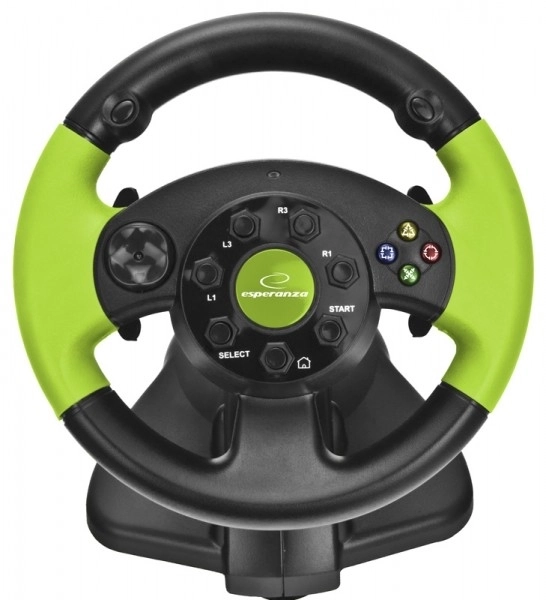 Compact gaming stuurwiel HIGH OCTANE voor PC/PlayStation/Xbox