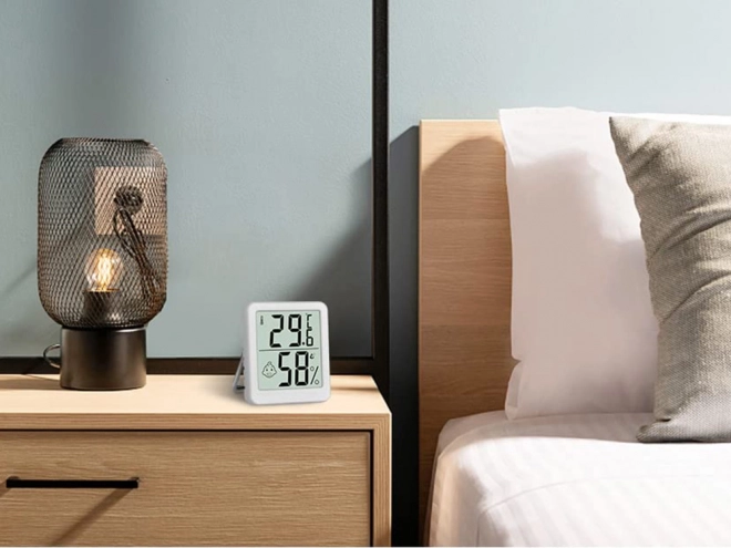 Digitale thermometer met hygrometer voor thuis