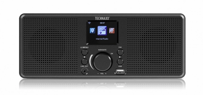 Technaxx internetradio met stereo luidsprekers 2x2W en WiFi