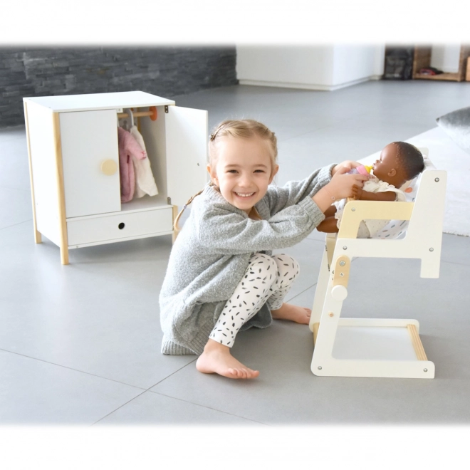 Small Foot Kastje voor poppen Little Button
