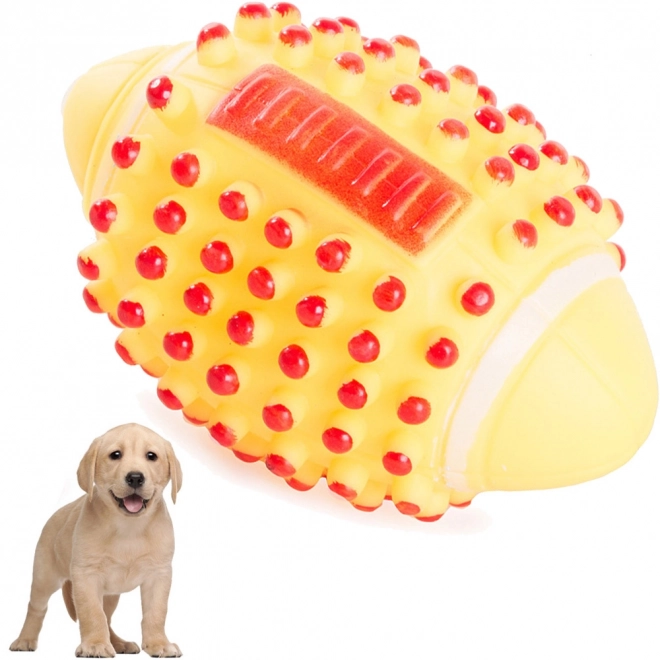 Piepend kauwrubber bal voor honden