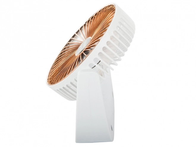 Draadloze tafelventilator – Wit-roze