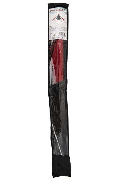 Kleurrijke vlieger van nylon 130x65 cm