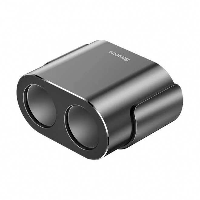 Sigarettenaanstekeraansluiting met splitter 2xUSB 3,1A 100W - zwart