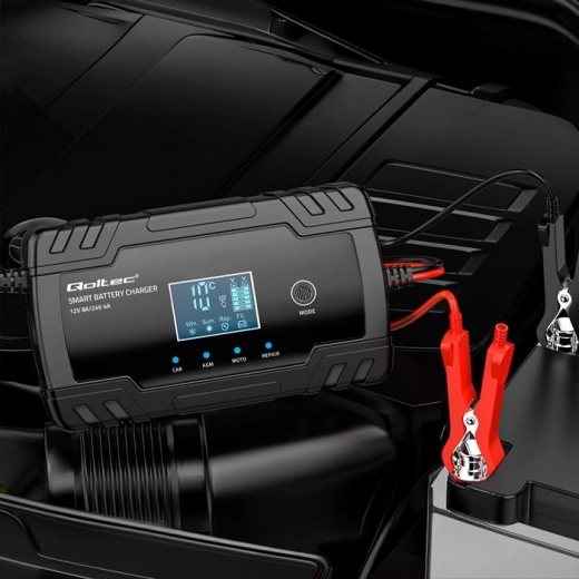 Groot LCD-scherm en multimodusbedrijf 12V/24V