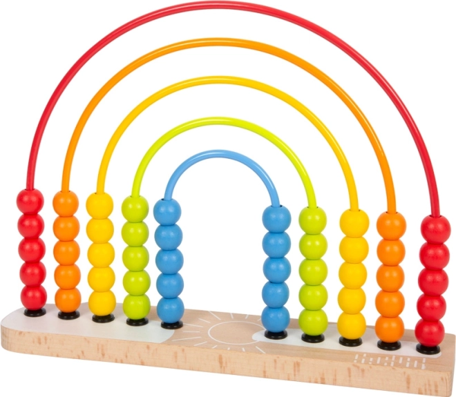 Regenboog motorische telraam voor kinderen