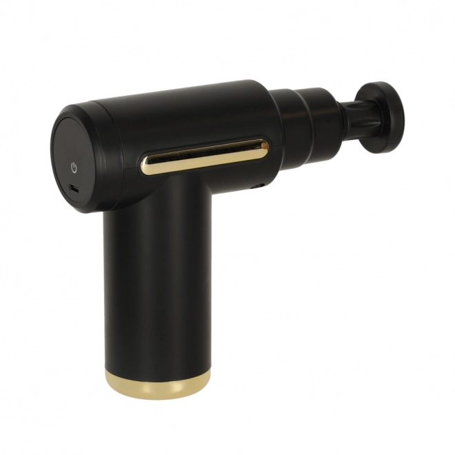Massagepistool LED 4v1 zwart