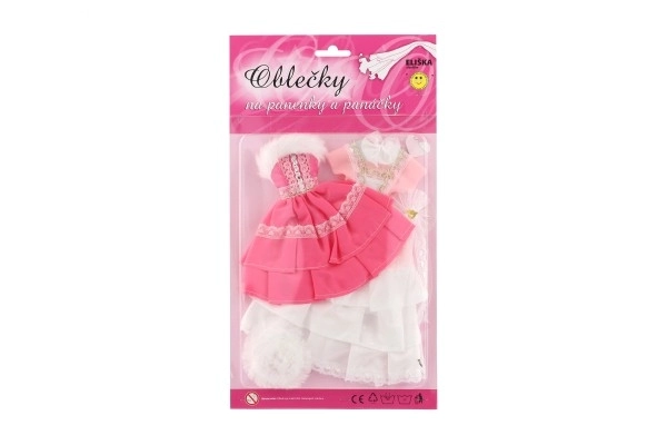 Poppenkleertjes met accessoires - 2 stuks