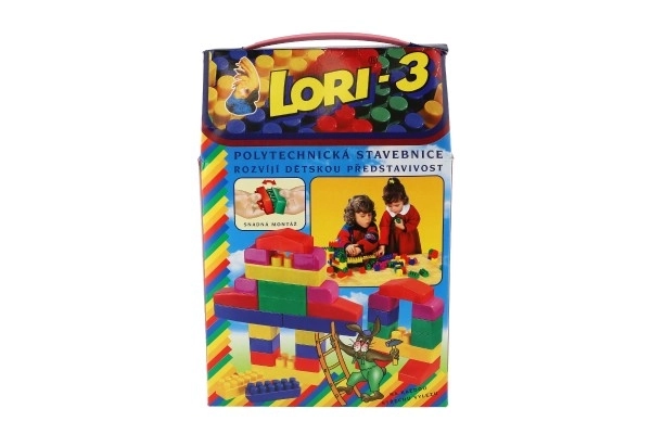 Bouwset LORI 3 plastic 50 stuks in doos 19x28x10cm