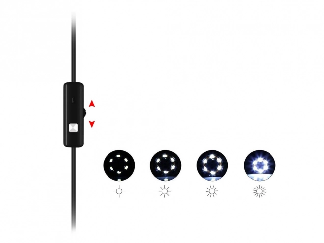 Endoscopische inspectiecamera android pc usb 5m led