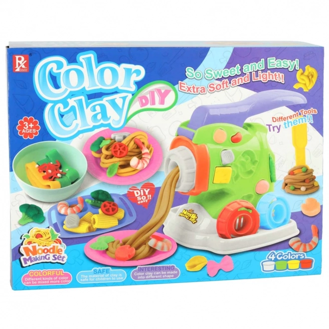 Creatieve kinderset voor kleideegpasta met accessoires