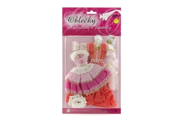 Poppenkleertjes met accessoires - 2 stuks