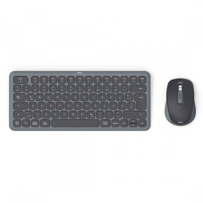 Draadloze set toetsenbord en muis Hama WKM-500 zwart-grijs