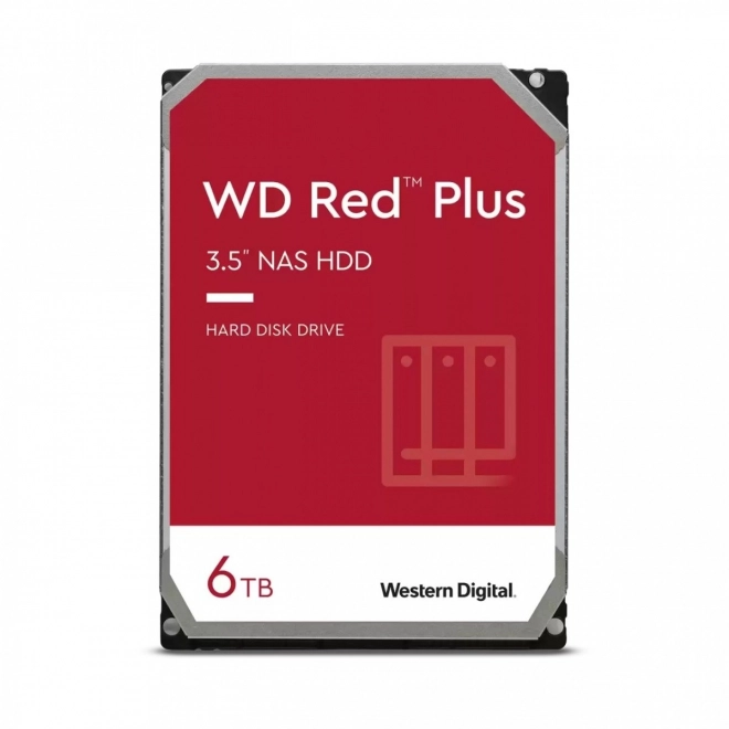 WD Red Plus 6TB Harde Schijf 3,5"