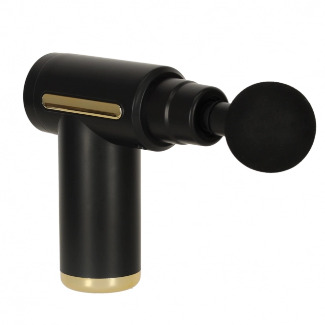 Massagepistool LED 4v1 zwart