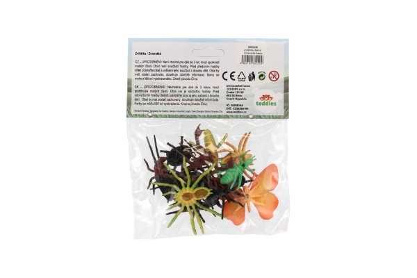 Set van 12 insectenfiguren