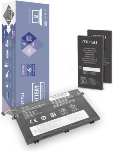 Batterij voor Lenovo ThinkPad E480, E580 3600 mAh 11.1V