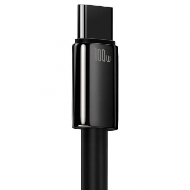 Kabel Baseus Tungsten Gold USB naar USB-C, 100 W, 2 m zwart