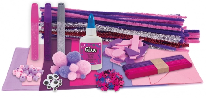 Basic Craft grote creatieve box roze