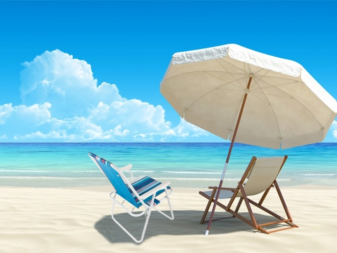Opvouwbare lichte campingstoel voor op het strand