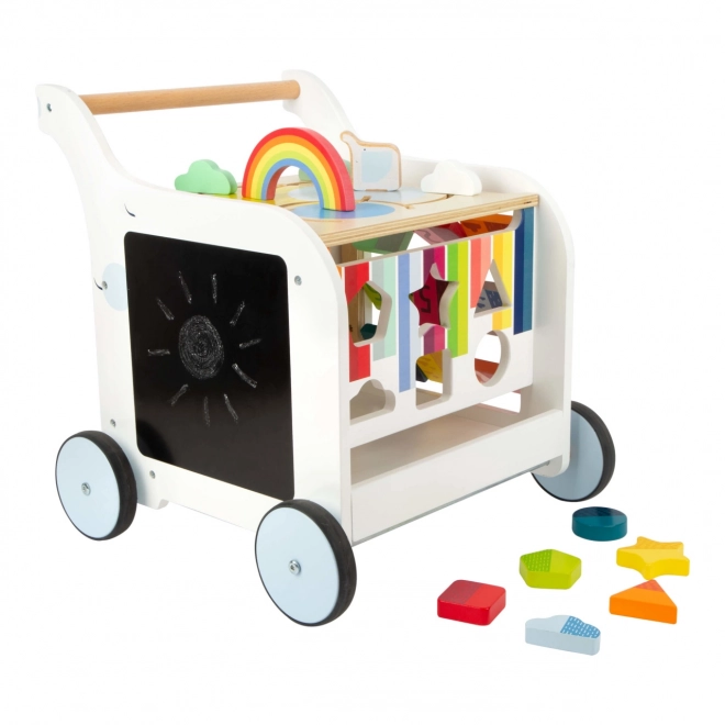 Houten loopwagen Olifant van Small Foot