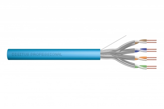 Telecommunicatie installatiekabel kat.6A U/FTP LSOH 100m blauw