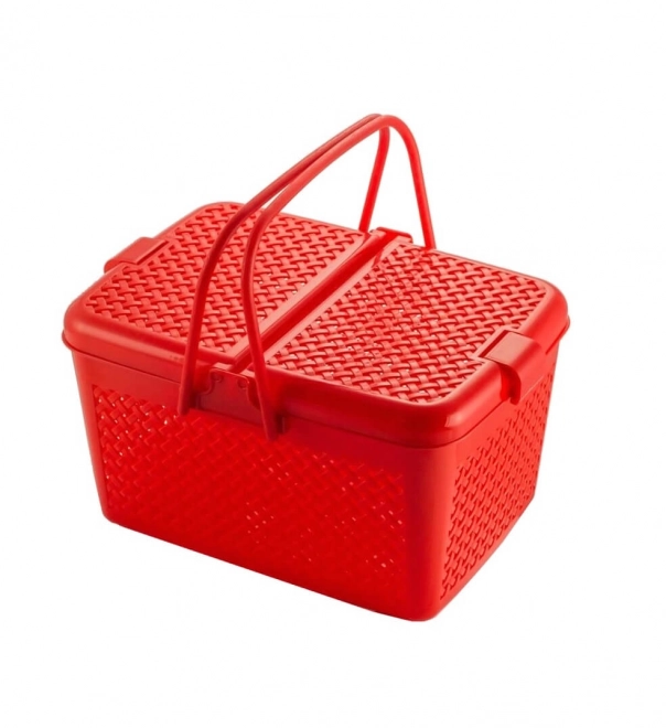Afsluitbare picknickmand - rechthoekig, POLS PRODUCT