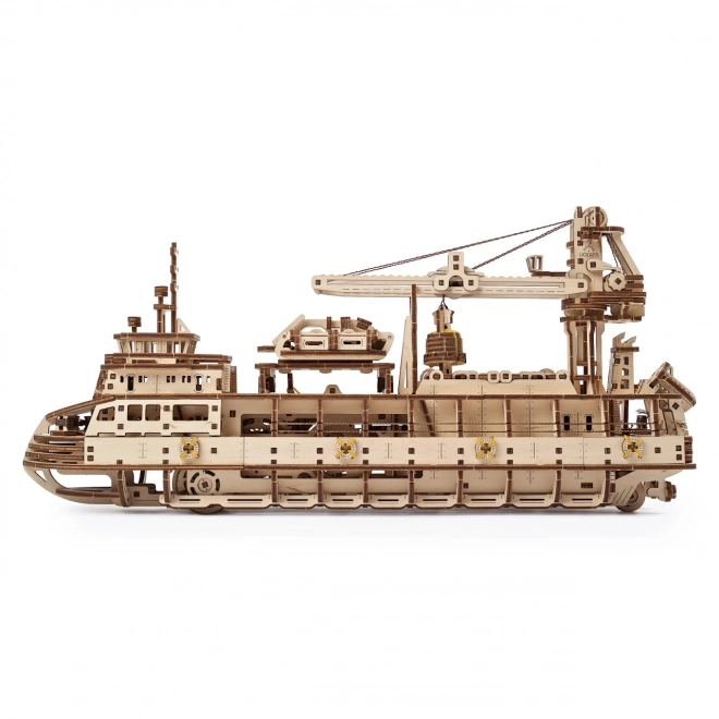Ugears 3D puzzel - Onderzoeksschip 575 stuks