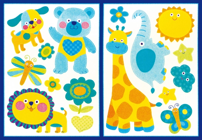 Kleine Voet Dierenstickers