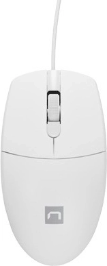Natec Ruff 2 witte bekabelde muis 1000 DPI