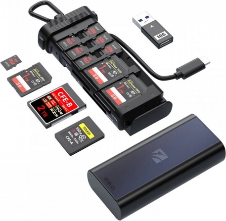 Professionele FREEWELL-kaartlezer voor CFexpress A/B, SD en microSD