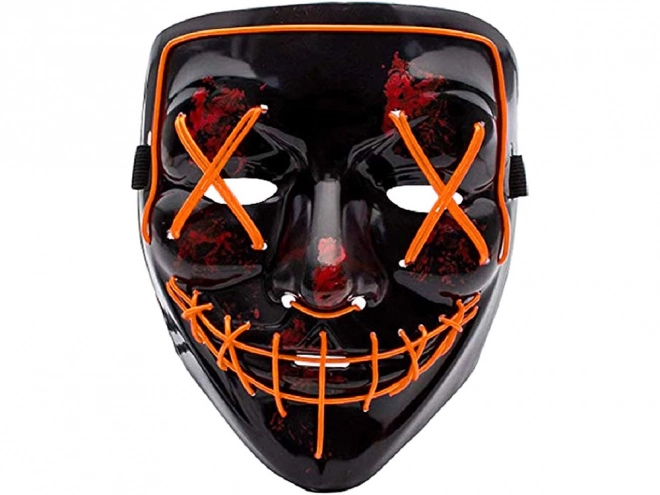 Lichtgevende LED-masker schoonmaakfeest
