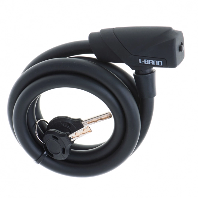 Veiligheidsslot voor fiets met lange spiraal - 150 cm