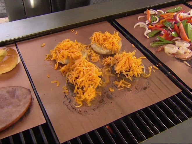 Antiaanbakmat voor grillen en bakken
