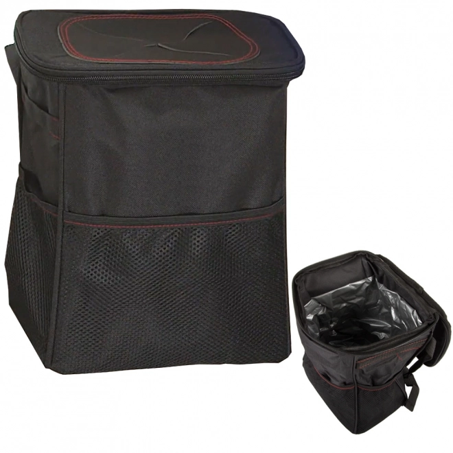 Mini organizer voor prullenbak in de auto