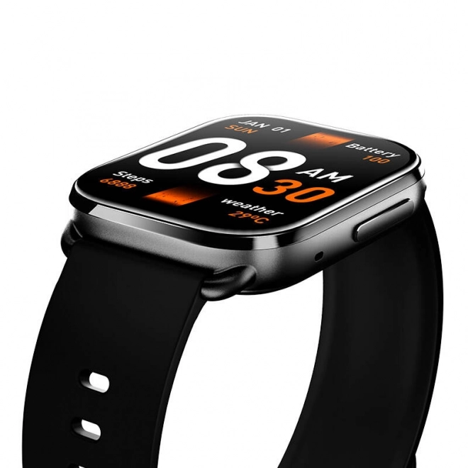Slim horloge QCY WATCH GS (zwart)