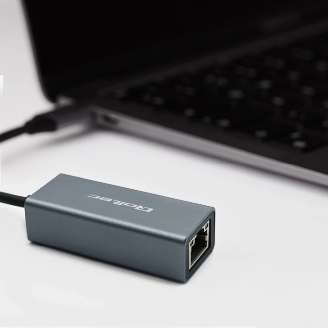 USB-C naar RJ45 Ethernetadapter | 1000 Mbps | Aluminium behuizing