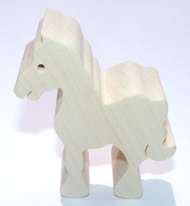 Fauna houten diertje paard