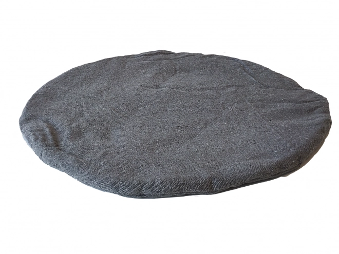 Hangende stoel Boho met kussen, tuin schommel, grijs