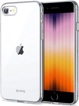 crong crystal slim transparant hoesje voor iphone se (2022/2020) / 8 / 7