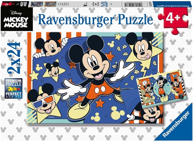 Ravensburger puzzel Mickey Mouse 2x24 stukjes