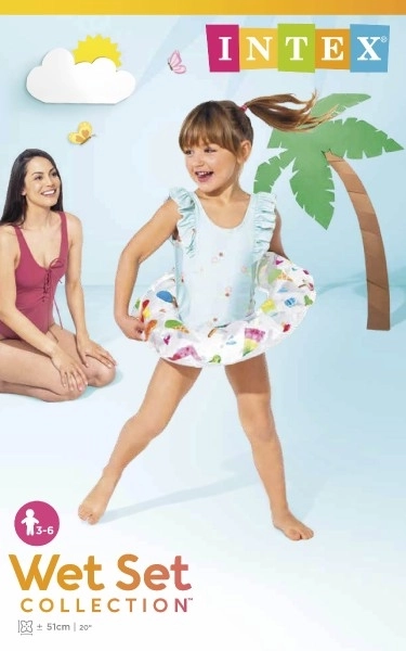 Opblaasbare zwemband voor kinderen met schattige motieven
