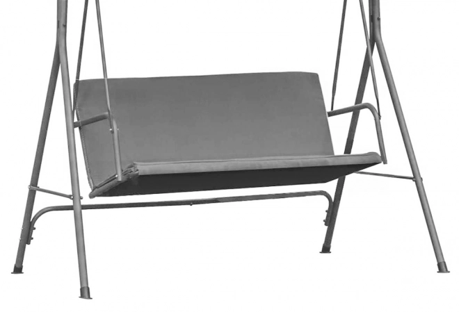 Tuin schommel 140 x 100 cm grijs ModernHome
