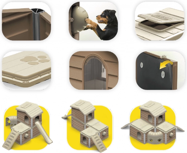 Modulaire constructie en interactieve voederdispenser