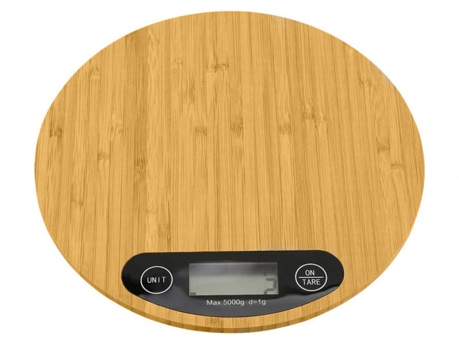 Digitale bamboe keukenweegschaal tot 5 kg