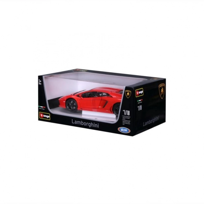 Bburago Lamborghini Aventador 1:18 oranje 18-11033